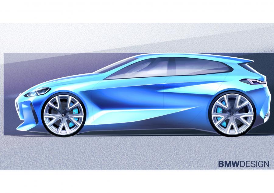 Эскиз BMW 118i Sportline (F40) 2019 года  (WW) (фото 59 из 81)